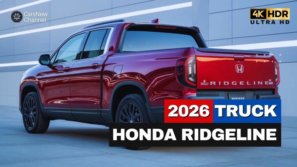 New 2026 Honda Ridgeline Unveiled A Bold Redesign With Hybrid Power
