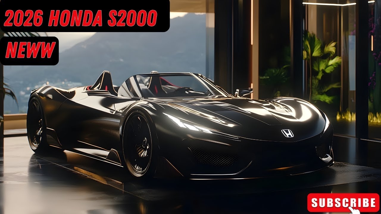 NEWW The Return Of A Legend Introducing The 2026 Honda S2000 YouTube