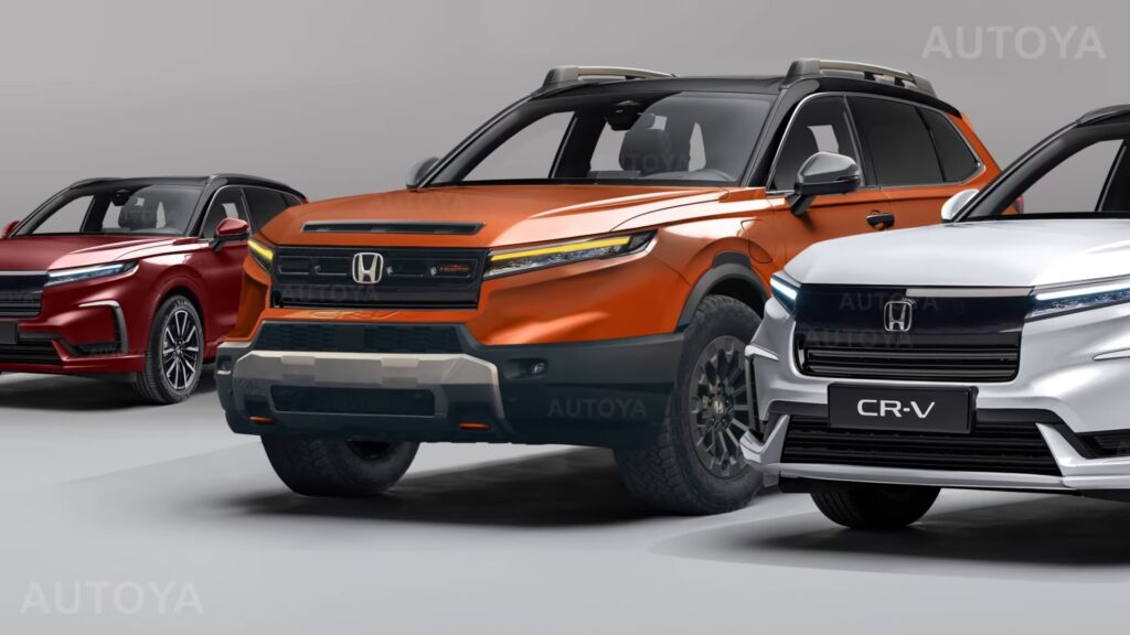Alternatively Refreshed 2027 Honda CR V Stars In CGI Land With More